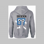 Six Seven 67  hrub&aacute; mikina na zips s kapucou stiahnuteľnou &scaron;n&uacute;rkami